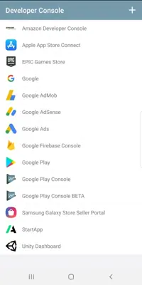 Developer Console - See all the developer consoles android App screenshot 0